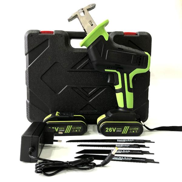 portable charging reciprocating saw 26v cordless electric saw support cutting wood/metal/pvc with 7500mah lithium battery
portable charging reciprocating saw 26v cordless electric saw support cutting wood/metal/pvc with 7500mah lithium battery