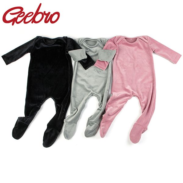 geebro newborn boys girls long sleeves jumpsuits soft warm velvet stretches footies beanie baby romper bodysuits outfits clothes t200706, White
geebro newborn boys girls long sleeves jumpsuits soft warm velvet stretches footies beanie baby romper bodysuits outfits clothes t200706, White
