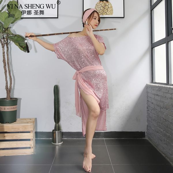 new sequin women belly dance costume dress setoriental dance show performance belly dress loose split skirt 3pcs long robe, Black;red
new sequin women belly dance costume dress setoriental dance show performance belly dress loose split skirt 3pcs long robe, Black;red