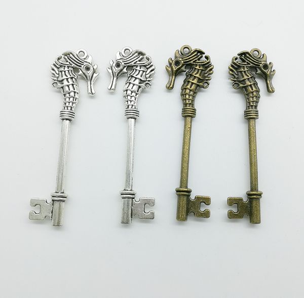 10pcs/lot hippocampus key alloy charm pendant retro jewelry diy keychain ancient silver pendant for bracelet earrings 71*20mm, Bronze;silver
10pcs/lot hippocampus key alloy charm pendant retro jewelry diy keychain ancient silver pendant for bracelet earrings 71*20mm, Bronze;silver
