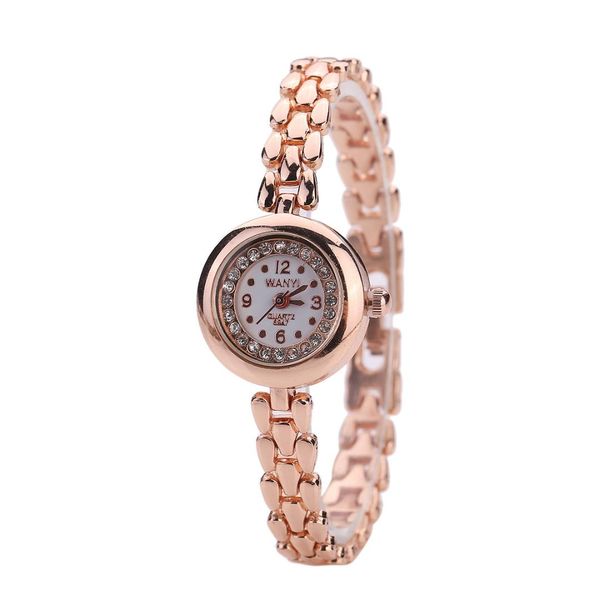 rose gold women's watch rhinestone rivet analog dial quartz watch ladies fashion bracelet wristwatch clock xmas gifts relogios, Slivery;brown
rose gold women's watch rhinestone rivet analog dial quartz watch ladies fashion bracelet wristwatch clock xmas gifts relogios, Slivery;brown
