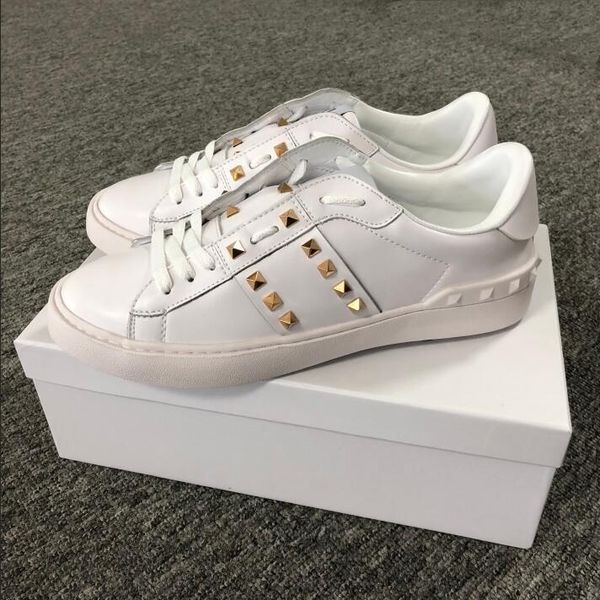 men open designer shoes fashion lace up ace genuine leather sneakers white black luxury casual shoes gift for women size 35-46 l14
men open designer shoes fashion lace up ace genuine leather sneakers white black luxury casual shoes gift for women size 35-46 l14