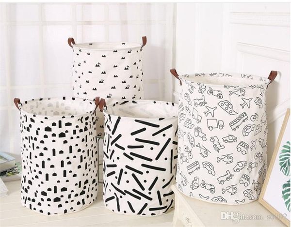 toys storage bucket children room clothing storages basket ins handle canvas simple black white home decoration 13ly c1
toys storage bucket children room clothing storages basket ins handle canvas simple black white home decoration 13ly c1