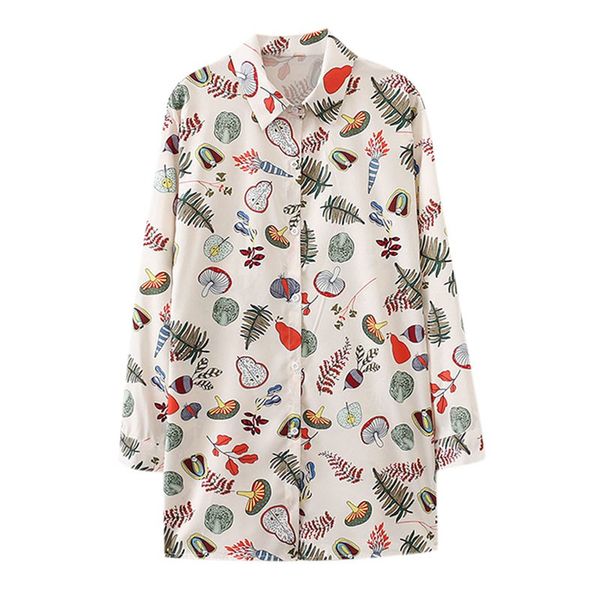 x korean retro women vintage cartoon print lapel shirt loose single-breasted long sleeve shirt, White
x korean retro women vintage cartoon print lapel shirt loose single-breasted long sleeve shirt, White