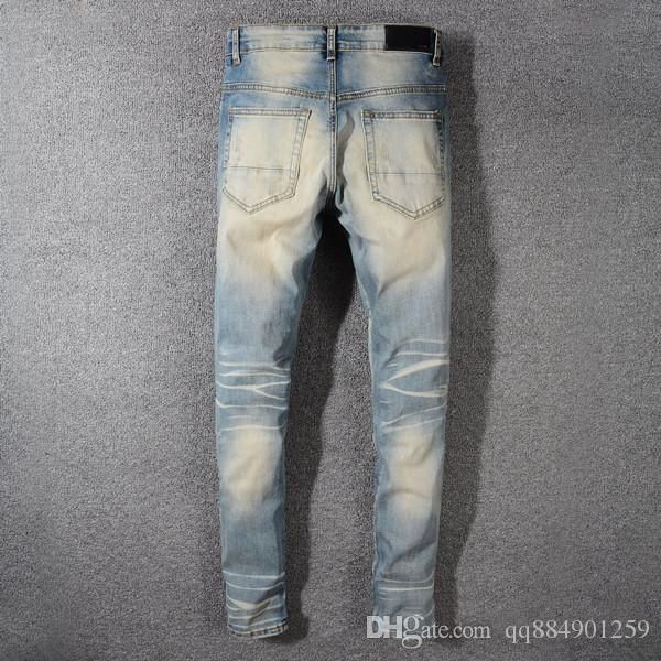 new wholesale classic miri hip hop pants jeans designer pants mens slim straight biker skinny loophole jeans men women ripped jeans, Blue
new wholesale classic miri hip hop pants jeans designer pants mens slim straight biker skinny loophole jeans men women ripped jeans, Blue