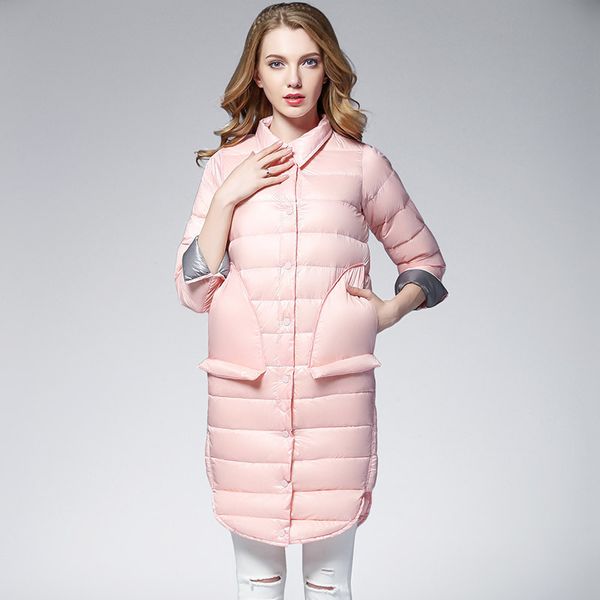 lady pink plus size clothes women light down jacket winter duck down jacket casual outerwear long warm jackets coat coats female, Black
lady pink plus size clothes women light down jacket winter duck down jacket casual outerwear long warm jackets coat coats female, Black