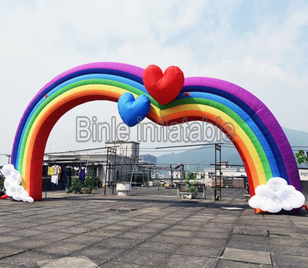 8mw colorful inflatable wedding arch inflatable rainbow arch with heart entrance archway for rental business
8mw colorful inflatable wedding arch inflatable rainbow arch with heart entrance archway for rental business