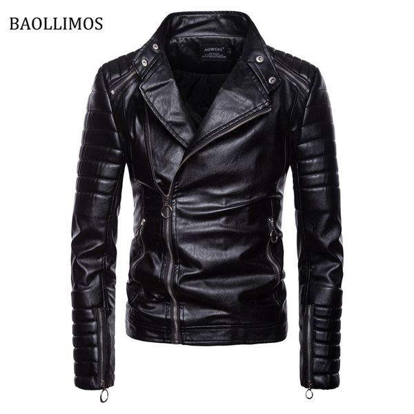 2019 new arrival pu leather jacket men autumn stand collar zipper fashion men coat casual dress leather jacket, Black
2019 new arrival pu leather jacket men autumn stand collar zipper fashion men coat casual dress leather jacket, Black