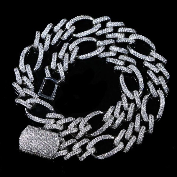 new hip hop miami curb cuban chain necklace 2020 iced out paved rhinestones cz bling rapper necklaces men jewelry, Silver
new hip hop miami curb cuban chain necklace 2020 iced out paved rhinestones cz bling rapper necklaces men jewelry, Silver