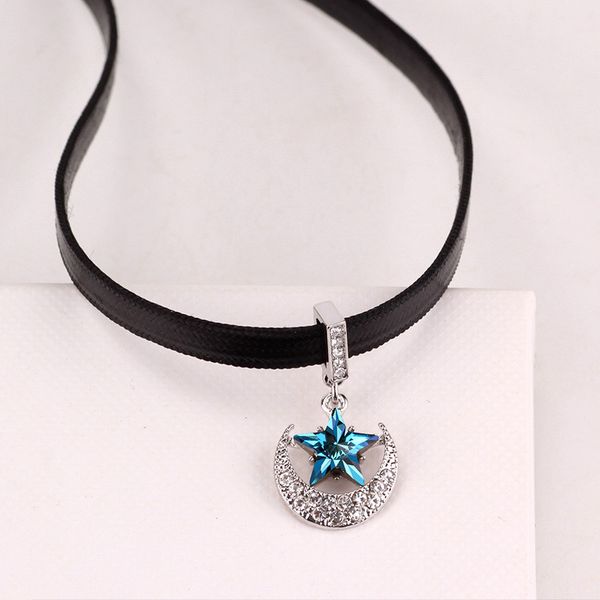 new creative crystal pendant leather rope necklaces women rhinestone big eye choker fashion simple punk necklaces collares, Silver
new creative crystal pendant leather rope necklaces women rhinestone big eye choker fashion simple punk necklaces collares, Silver