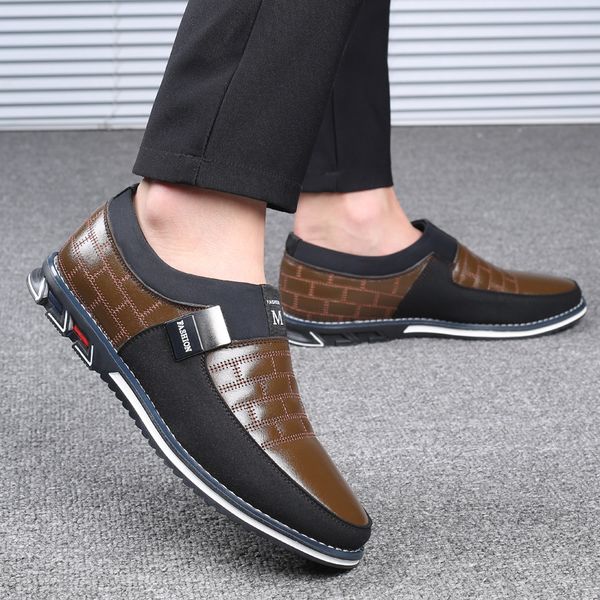 luxury genuine leather men casual shoes designer mens loafers fashion slip on driving shoes male shoes, Black
luxury genuine leather men casual shoes designer mens loafers fashion slip on driving shoes male shoes, Black