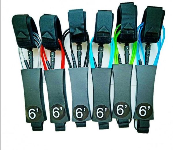 leash surfing surfboard safety foot rope 6ft5.5mm tpu super strong surf supplies multicolor straight leash
leash surfing surfboard safety foot rope 6ft5.5mm tpu super strong surf supplies multicolor straight leash