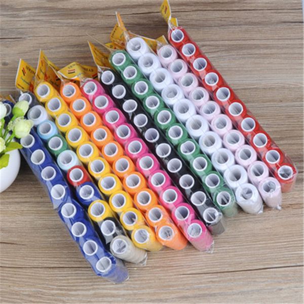 10pcs/pack polyester durable sewing thread mix colors machine embroidery thread 200 yards home hand stitching sewing, Black;white
10pcs/pack polyester durable sewing thread mix colors machine embroidery thread 200 yards home hand stitching sewing, Black;white