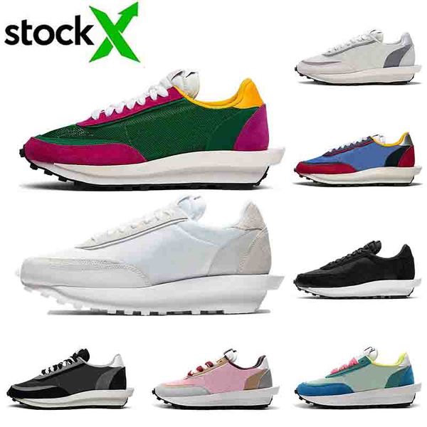 sacai waffle 2020 mens womens new running shoes x ldv black nylon green gusto varsity blue daybreak blazer sp designer sneakers, White;red
sacai waffle 2020 mens womens new running shoes x ldv black nylon green gusto varsity blue daybreak blazer sp designer sneakers, White;red
