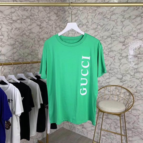 new ltaly fashion t-shirt red green men's fashion short-sleeved letter label loose t-shirt shirt short-sleeved, Black;brown
new ltaly fashion t-shirt red green men's fashion short-sleeved letter label loose t-shirt shirt short-sleeved, Black;brown