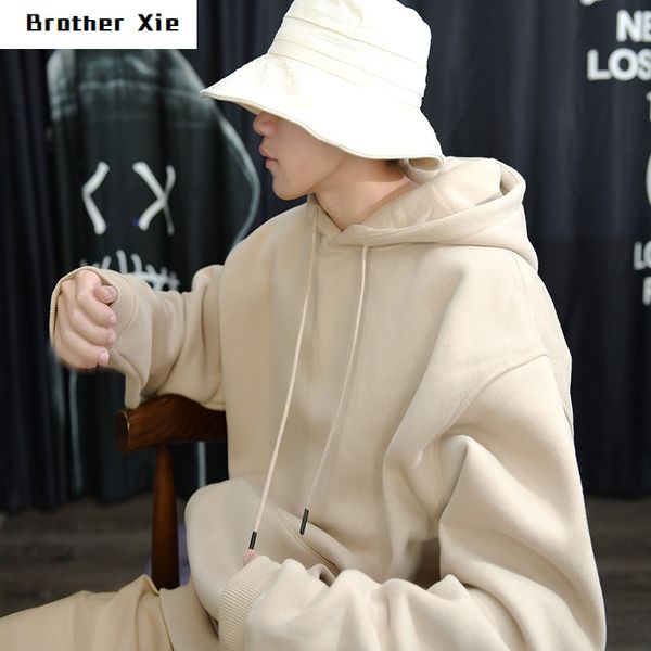 autumn new plus velvet hoodies men warm fashion solid color casual cotton hooded pullover streetwear hip hop loose sweatshirt, Black
autumn new plus velvet hoodies men warm fashion solid color casual cotton hooded pullover streetwear hip hop loose sweatshirt, Black