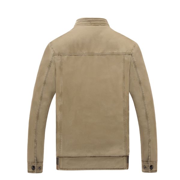new style winter middle-aged jacket men's pure cotton coat washing craft does not fade shrink resistant daddy clothes jacket, Black
new style winter middle-aged jacket men's pure cotton coat washing craft does not fade shrink resistant daddy clothes jacket, Black