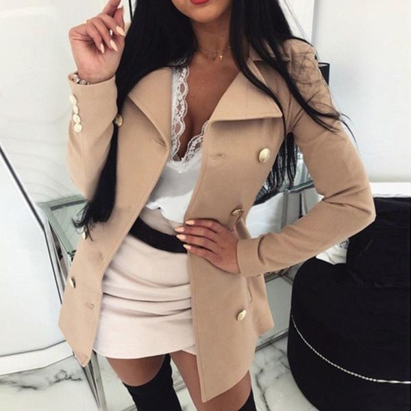 shujin style women coat solid color slim buttons jacket casual femme long sleeve jacket suit blazers ladies clothes 2020, White;black
shujin style women coat solid color slim buttons jacket casual femme long sleeve jacket suit blazers ladies clothes 2020, White;black