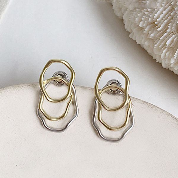korean style silver gold irregular oval geometric flower stud earrings for women fashion jewelry, Golden;silver
korean style silver gold irregular oval geometric flower stud earrings for women fashion jewelry, Golden;silver