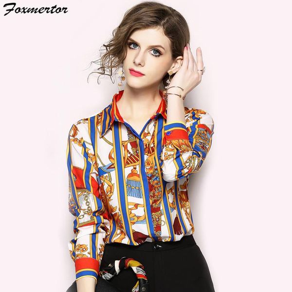 blouses shirts 2018 new spring long sleeve full print women blouse elegant chemisier femme casual female shirt blusa mujer, White
blouses shirts 2018 new spring long sleeve full print women blouse elegant chemisier femme casual female shirt blusa mujer, White