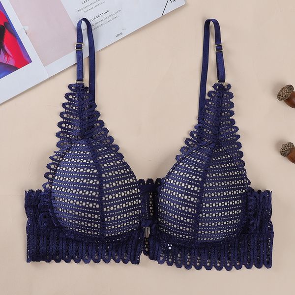 women wireless front closure bras lace push up bras soft lingeries backless bralette, Red;black
women wireless front closure bras lace push up bras soft lingeries backless bralette, Red;black