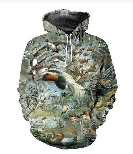 wholesale-new fashion cool sweatshirt hoodies 3d print mens womens casual duck hunting style streetwear clothes k0231, Black
wholesale-new fashion cool sweatshirt hoodies 3d print mens womens casual duck hunting style streetwear clothes k0231, Black