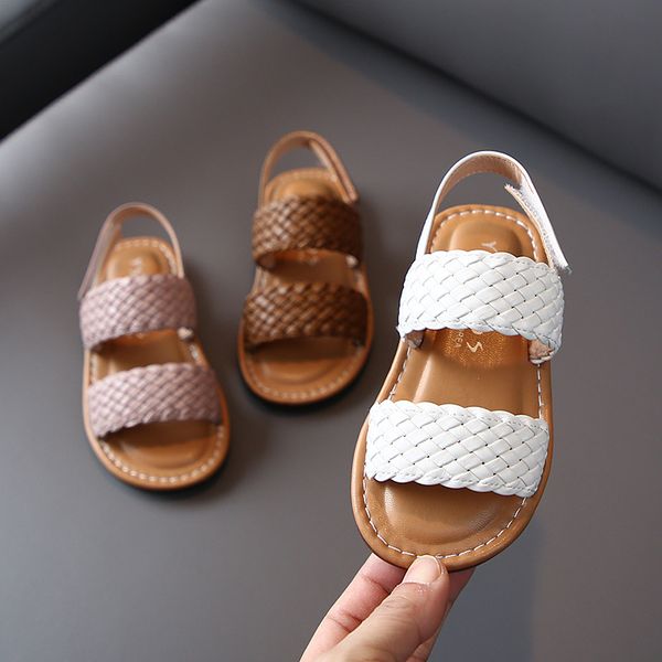 girls sandals 2020 new children's shoes summer children's woven sandals soft bottom wild baby shoes, Black;red
girls sandals 2020 new children's shoes summer children's woven sandals soft bottom wild baby shoes, Black;red