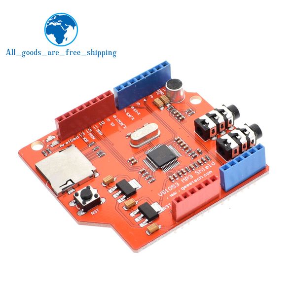 tzt vs1053 vs1053b stereo audio mp3 player shield record decode development board module with tf card slot for arduino uno r3
tzt vs1053 vs1053b stereo audio mp3 player shield record decode development board module with tf card slot for arduino uno r3