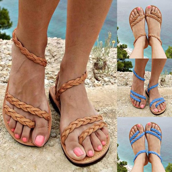 summer women's sandals cross ankle straw flats heels shoes sandals ladies casual beach shoes sandslias mujer verano 2020#0417, Black
summer women's sandals cross ankle straw flats heels shoes sandals ladies casual beach shoes sandslias mujer verano 2020#0417, Black