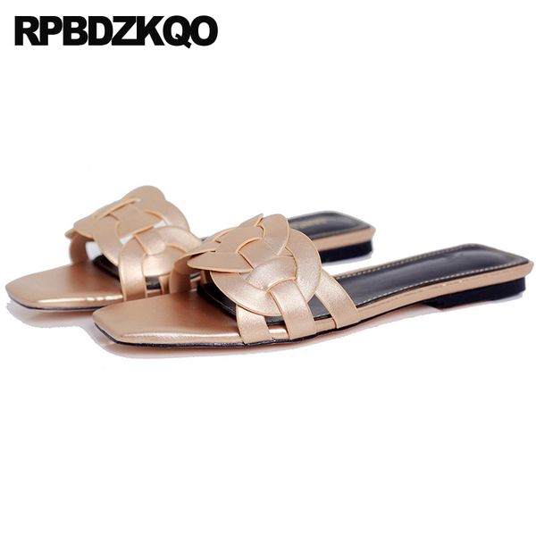 shoes women slip on ladies summer runway patent leather nude 2019 burgundy open toe slippers sandals slides flat, Black
shoes women slip on ladies summer runway patent leather nude 2019 burgundy open toe slippers sandals slides flat, Black