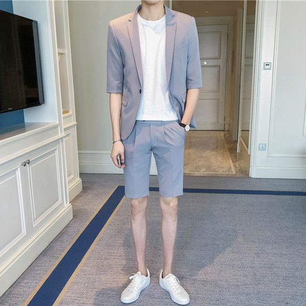 2019 summer young mens suits blue suits dress slim fit british style mens 2 pieces suits with pants club slim fit for man, White;black
2019 summer young mens suits blue suits dress slim fit british style mens 2 pieces suits with pants club slim fit for man, White;black