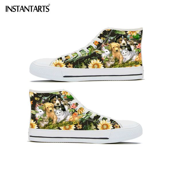 instantarts 3d puppy animals with flower flats shoes for women men fashion harajuku style high canvas shoe zapatos de mujer, Black
instantarts 3d puppy animals with flower flats shoes for women men fashion harajuku style high canvas shoe zapatos de mujer, Black
