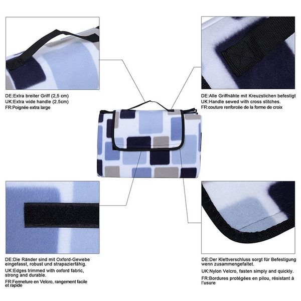 picnic blanket, 200 x 200 cm, size xxl, flannel, heat-insulated, waterproof, with carrying handle outdoor pads
picnic blanket, 200 x 200 cm, size xxl, flannel, heat-insulated, waterproof, with carrying handle outdoor pads