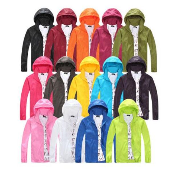 fashion quick dry skin waterproof windbreaker sun protection anti-uv coats outdoor sports clothing camping skin jacket 10pcs per lot
fashion quick dry skin waterproof windbreaker sun protection anti-uv coats outdoor sports clothing camping skin jacket 10pcs per lot