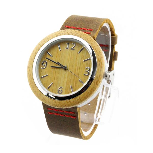 dropshipping japan movement oem ladies womens engraved bamboo and metal watch with leather strap and numbers, Slivery;brown
dropshipping japan movement oem ladies womens engraved bamboo and metal watch with leather strap and numbers, Slivery;brown