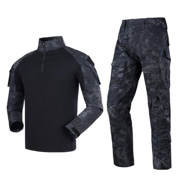 hunting sets tactical camouflage uniform clothes suit men us army combat shirt + cargo pants knee pads, Camo
hunting sets tactical camouflage uniform clothes suit men us army combat shirt + cargo pants knee pads, Camo