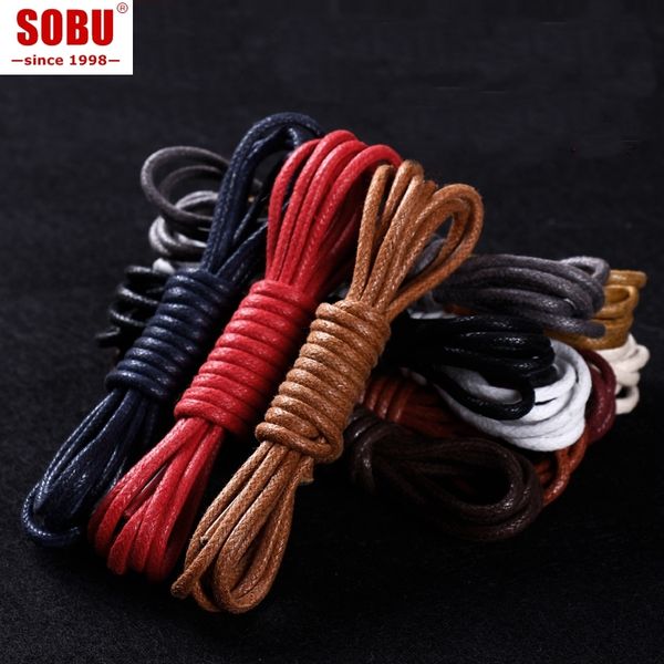 men women leather shoelaces round waxed casual shoes lace rope fine england brown cotton and linen shoes lace, Black
men women leather shoelaces round waxed casual shoes lace rope fine england brown cotton and linen shoes lace, Black