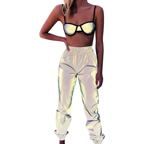 streetwear reflective luminous pants women trousers high waist pants women joggers women clothes pantalones mujer pantalon femme, Black;white
streetwear reflective luminous pants women trousers high waist pants women joggers women clothes pantalones mujer pantalon femme, Black;white