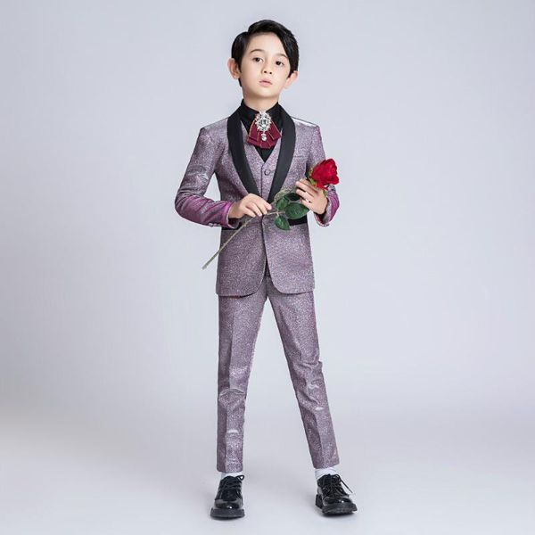 yuanlu kids suits for boy shining children clothes for wedding party blazer jacket kids suits blazer vest pants toddler dress, Black
yuanlu kids suits for boy shining children clothes for wedding party blazer jacket kids suits blazer vest pants toddler dress, Black