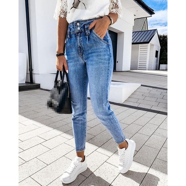 2020 fashion high waist jeans women slim stretch denim jean bodycon skinny jeans casual cowboy pencil pants streetwear sj6354y, Blue
2020 fashion high waist jeans women slim stretch denim jean bodycon skinny jeans casual cowboy pencil pants streetwear sj6354y, Blue
