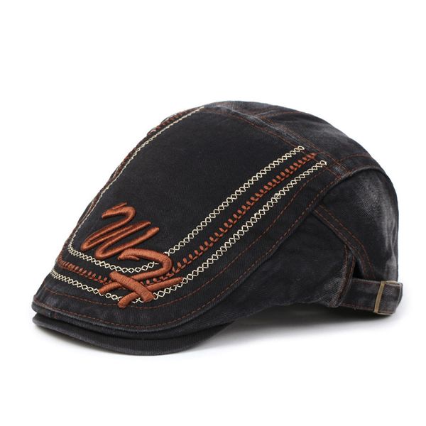 fashion sombrero mujer new chapeau femme men and old retro wh embroidery beret painter flat cap, Blue;gray
fashion sombrero mujer new chapeau femme men and old retro wh embroidery beret painter flat cap, Blue;gray