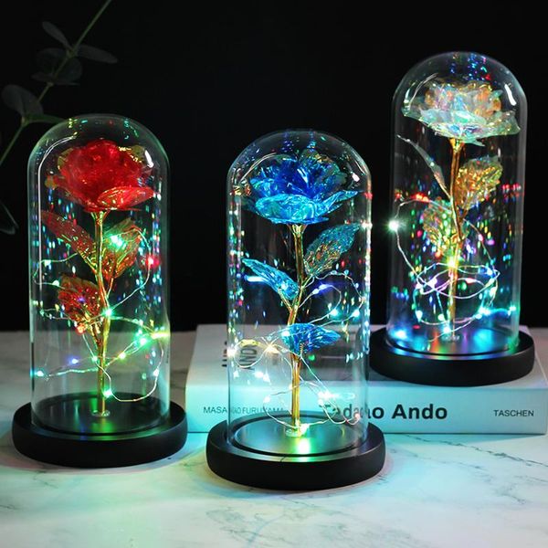 new flashing colorful led night with black base galaxy rose in flask flower in glass dome for valentine's day gift wedding deco
new flashing colorful led night with black base galaxy rose in flask flower in glass dome for valentine's day gift wedding deco