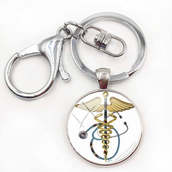 stethoscope keychain single emt headed stethoscope portable auscultation key chain jewelry, Silver
stethoscope keychain single emt headed stethoscope portable auscultation key chain jewelry, Silver