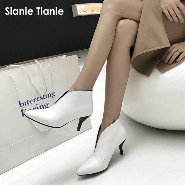sianie tianie 2019 весны зима сексуального v-вырез черные белый для женщин тонких высоких каблуков насосов обуви женщины ботильоны размер 33, Black
sianie tianie 2019 весны зима сексуального v-вырез черные белый для женщин тонких высоких каблуков насосов обуви женщины ботильоны размер 33, Black