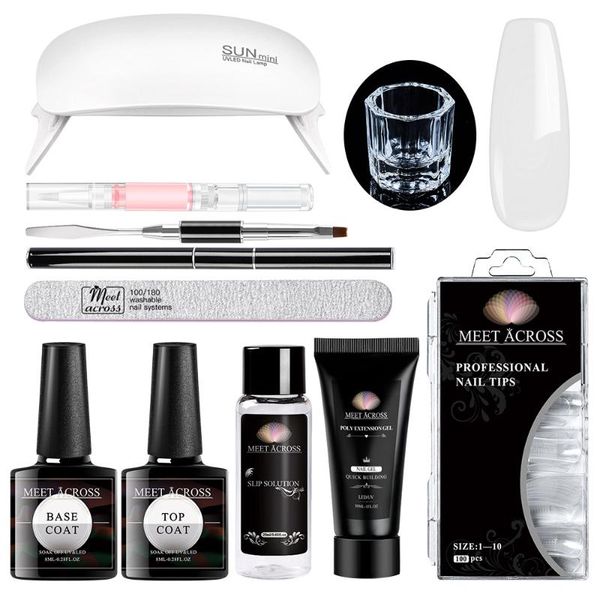 meet across10pcs poly uv gel set with uv lamp nail dryer 30ml quick building nail extension gel varnish manicure diy tool kit
meet across10pcs poly uv gel set with uv lamp nail dryer 30ml quick building nail extension gel varnish manicure diy tool kit