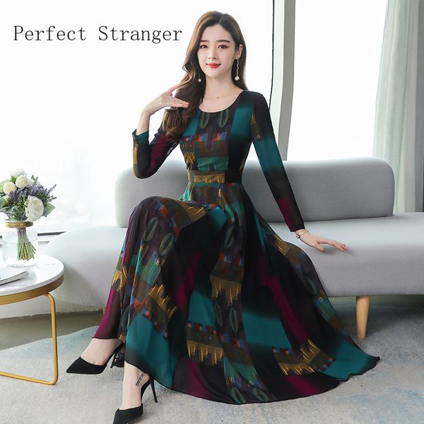 2020 spring new arrival fashion round collar color block long sleeve woman chiffon long dress plus size -3xl, Black;gray
2020 spring new arrival fashion round collar color block long sleeve woman chiffon long dress plus size -3xl, Black;gray