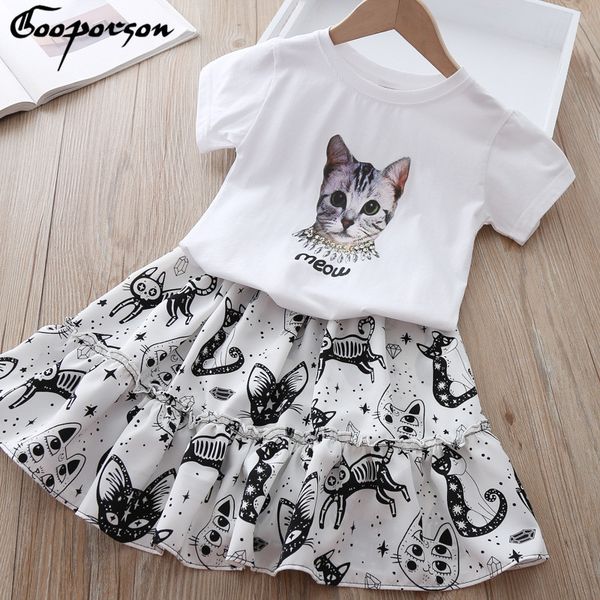 gooporson girls ruffle outfits summer fashion cartoon cat printed skirt little girl clothing set cute outfits cute costume, White
gooporson girls ruffle outfits summer fashion cartoon cat printed skirt little girl clothing set cute outfits cute costume, White
