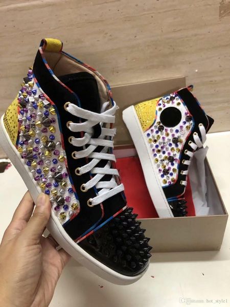 classical brand woman high mixed color flat sneakers woman shiny rivet lace up casual shoes woman crystal outdoors luxury flat shoes, Black
classical brand woman high mixed color flat sneakers woman shiny rivet lace up casual shoes woman crystal outdoors luxury flat shoes, Black