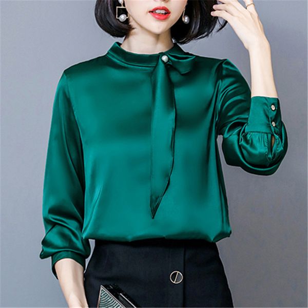 2019 new fashion autumn women blouses and office ladies chiffon long sleeve o neck solid shirts plus size blusas clothing, White
2019 new fashion autumn women blouses and office ladies chiffon long sleeve o neck solid shirts plus size blusas clothing, White