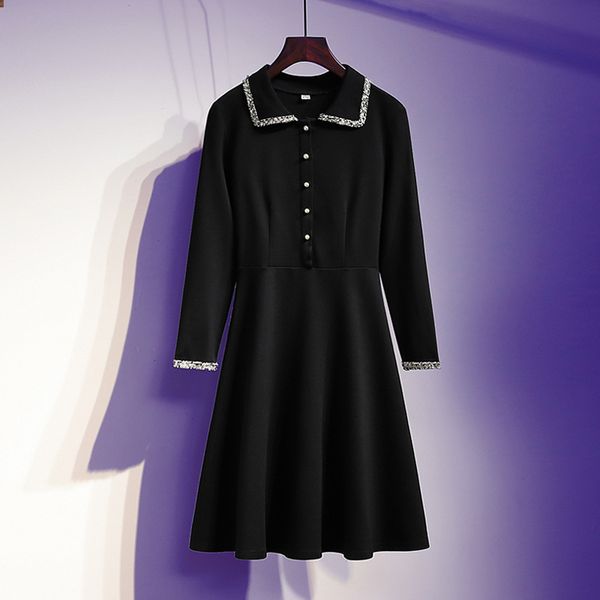 large size dress large girl's cover meat slimming jersey dress 2020 early spring new style western style fashionable black skirt, Red
large size dress large girl's cover meat slimming jersey dress 2020 early spring new style western style fashionable black skirt, Red